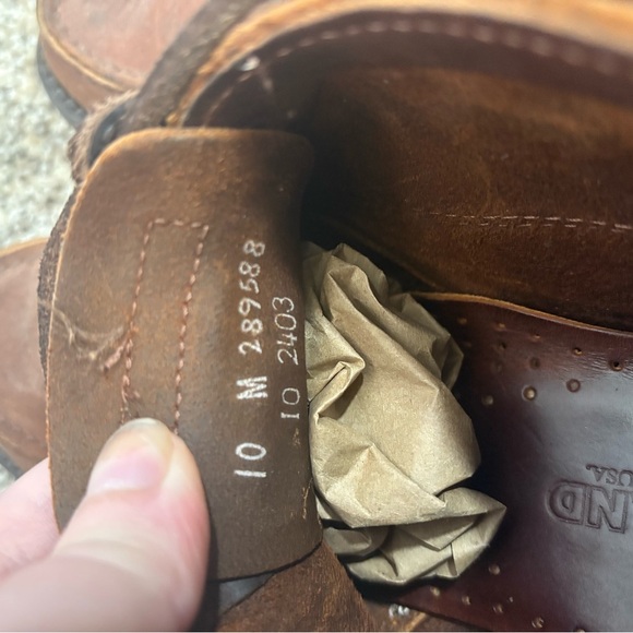 Vintage 1990's Eastland Women's Genuine Leather Lace Up Boots~Size 10M - Picture 7 of 8